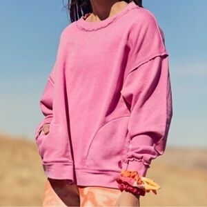 Free People Pink Sweater
